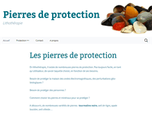 Tablet Screenshot of pierre-de-protection.com